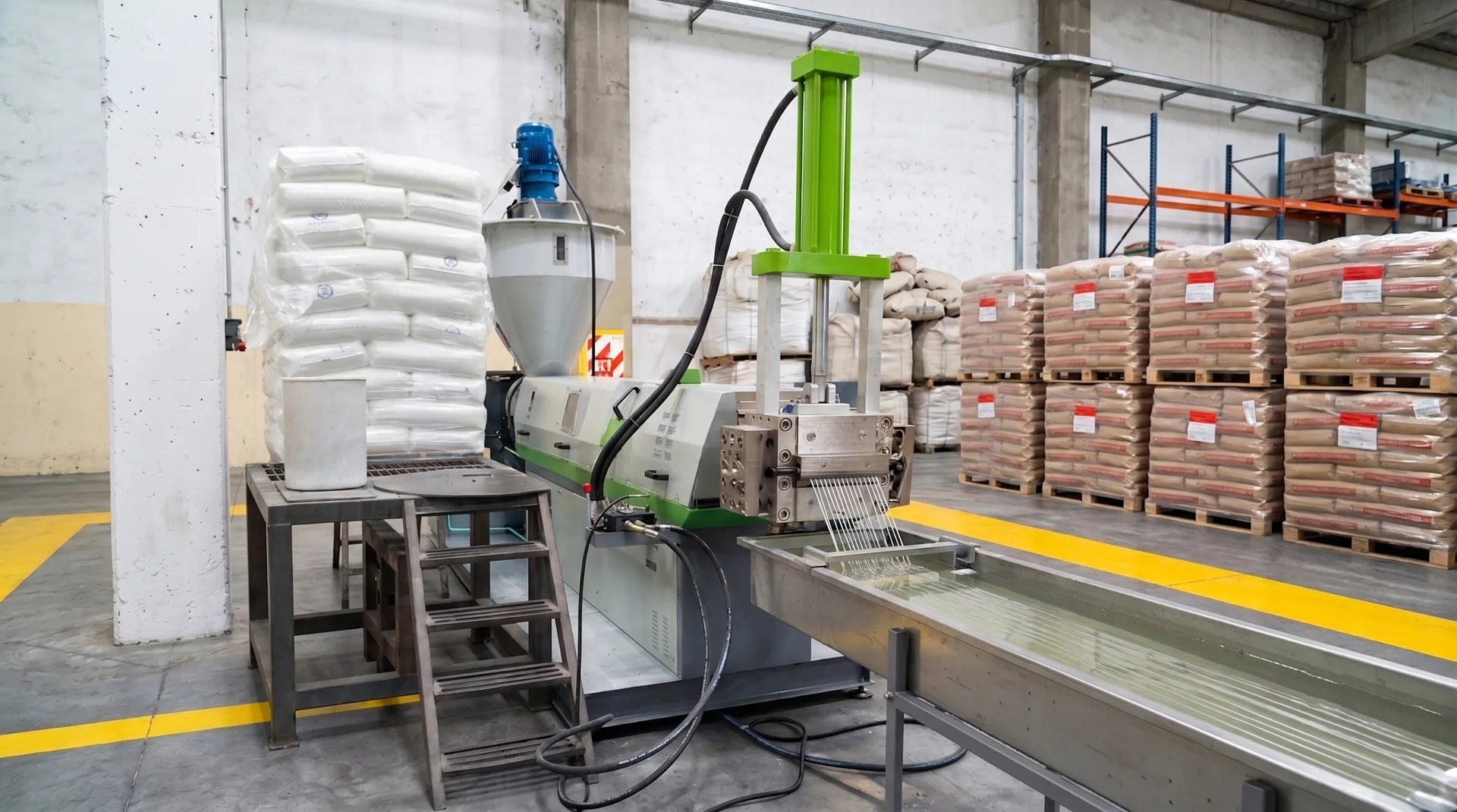 Extrusión industrial de masterbatch CEPLACO